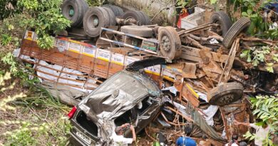അപകടങ്ങളുടെ തുടർക്കഥയായ കരിങ്കുന്നം നെല്ലാപ്പാറ കുരിശുപള്ളി വളവിൽ വീണ്ടും വൻ വാഹനാപകടം